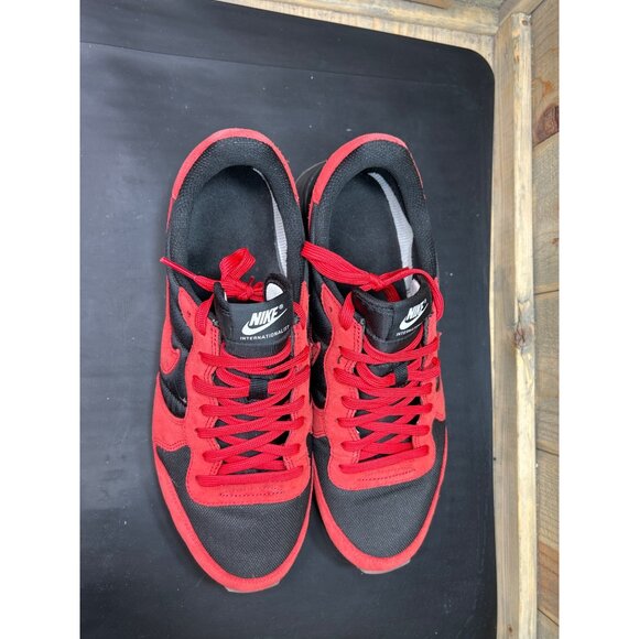 Nike Internationalist Custom Mens Sneakers Red Black ID By You Size 11 - Picture 4 of 9